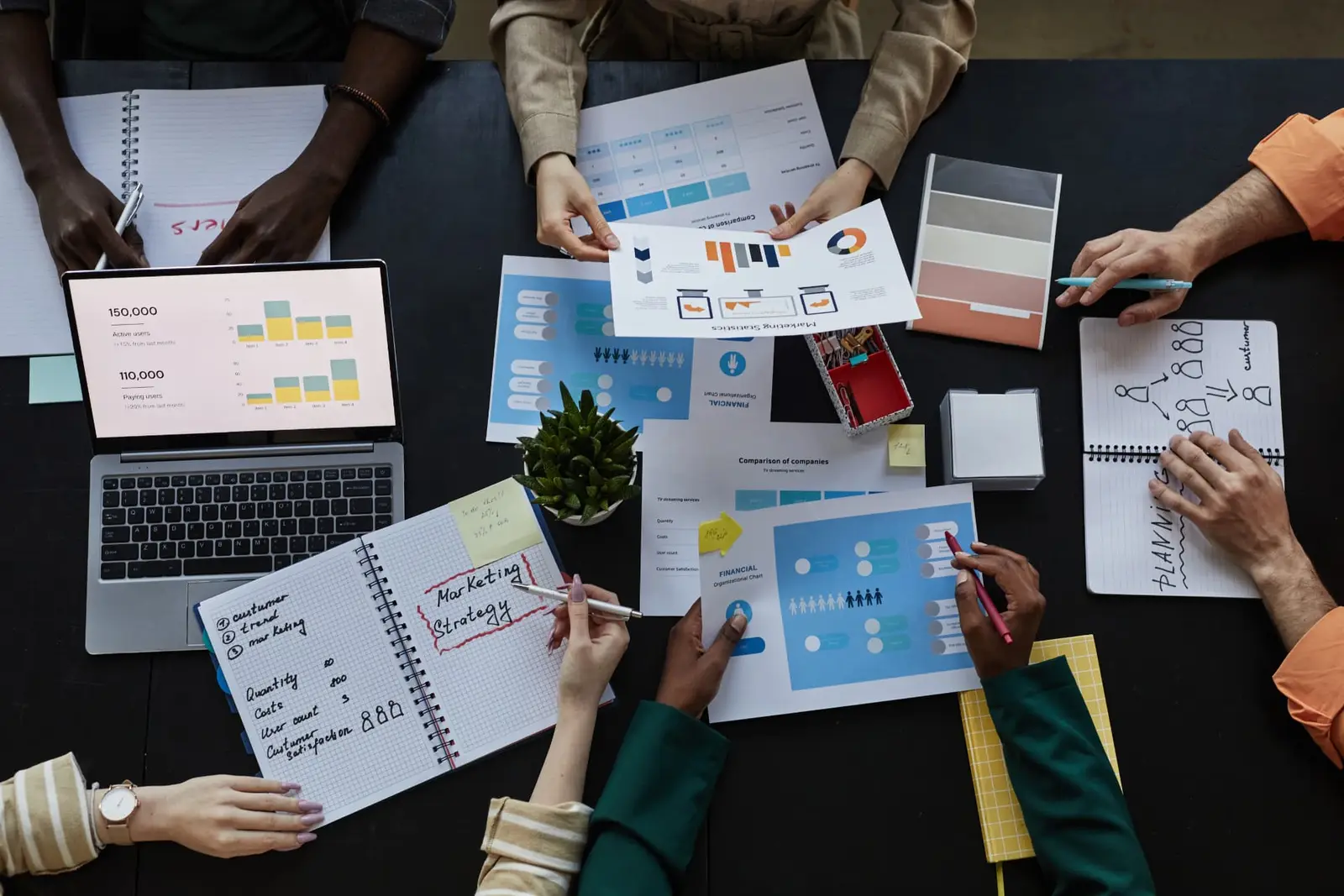 The Conception Web team at work